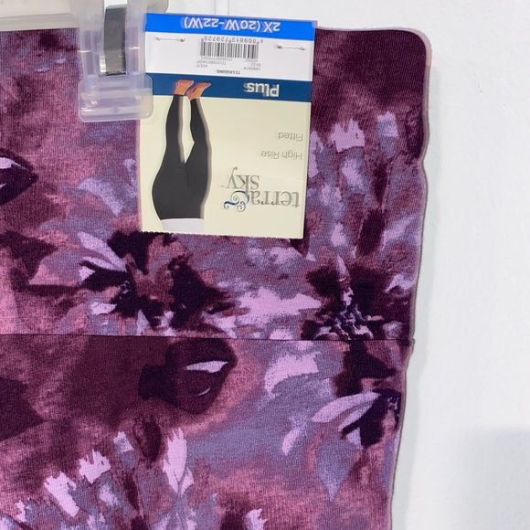 Sets Of 3 Terra & Sky High Rise Fitted Plus Size 0x14w,2x20w,3x24. - Picture 2 of 8